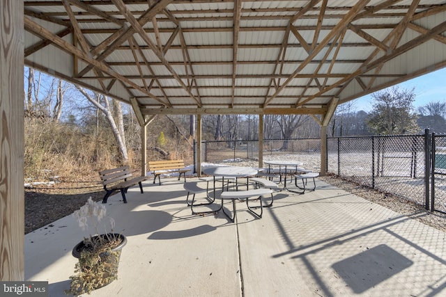 28010 Dew Drop Ln, Millville, DE 19967 - view of patio / terrace featuring fence