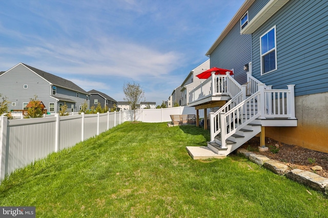 3911 Dewalt St, Bethlehem, PA 18020 - view of yard featuring a residential view and a fenced backyard