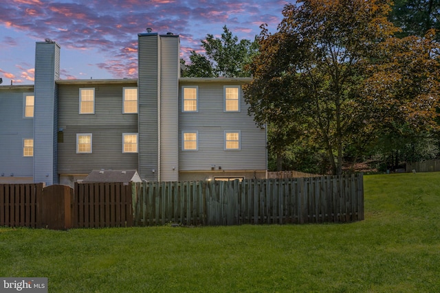 view of back of property