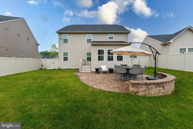 8365 Eagle St, Glen Burnie, MD 21060 - back of property featuring a gate and a patio area