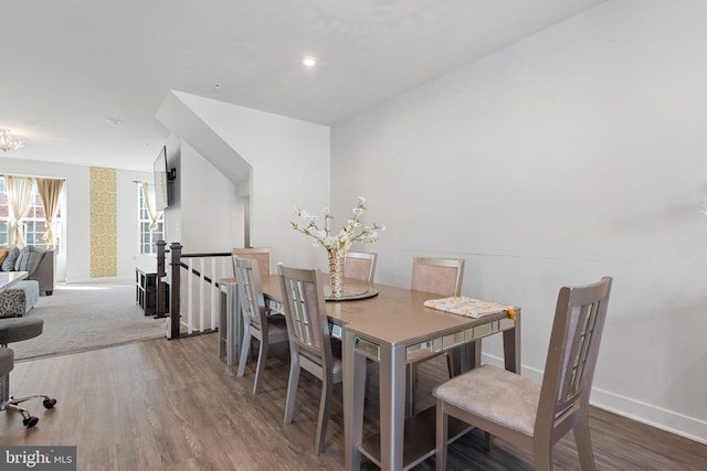 9912 Vista Pointe Dr, Upper Marlboro, MD 20774 - dining room featuring baseboards and wood finished floors