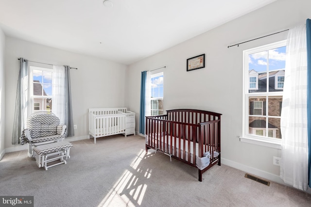 9912 Vista Pointe Dr, Upper Marlboro, MD 20774 - bedroom with visible vents, baseboards, and carpet floors