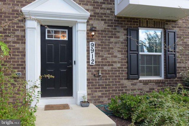 9912 Vista Pointe Dr, Upper Marlboro, MD 20774 - doorway to property with brick siding