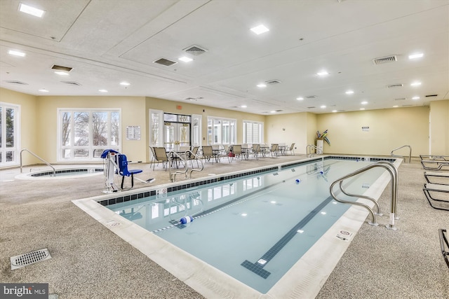 view of indoor community pool