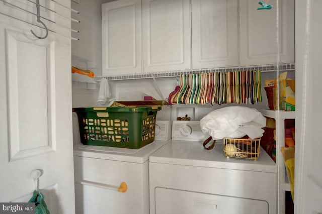 169 Lantern Ln, Chambersburg, PA 17201 - laundry room with cabinet space and washing machine and dryer