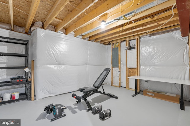 3150 Dodder Way, Odenton, MD 21113 - workout area featuring electric panel