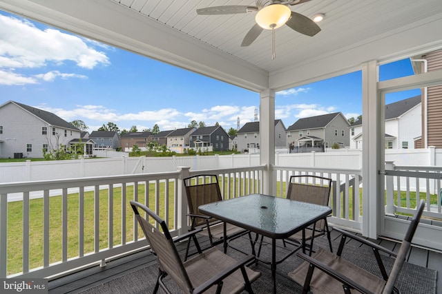 3150 Dodder Way, Odenton, MD 21113 - sunroom with a residential view and plenty of natural light
