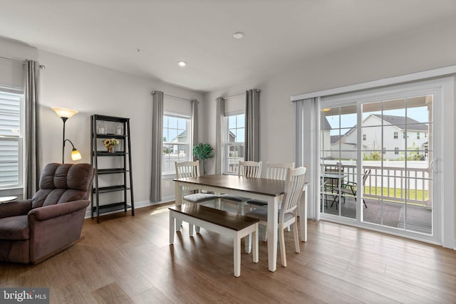 3150 Dodder Way, Odenton, MD 21113 - dining space with wood finished floors, recessed lighting, and baseboards