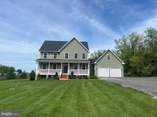 77 Iris Way, Charles Town, WV 25414 - view of front of home featuring a porch, asphalt driveway, and an attached garage
