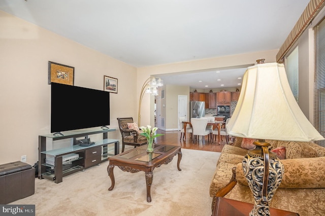 12216 Hillantrae Dr, Clinton, MD 20735 - living room with recessed lighting and light wood-style floors