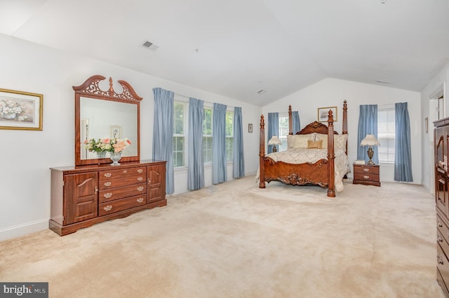 12216 Hillantrae Dr, Clinton, MD 20735 - carpeted bedroom with vaulted ceiling