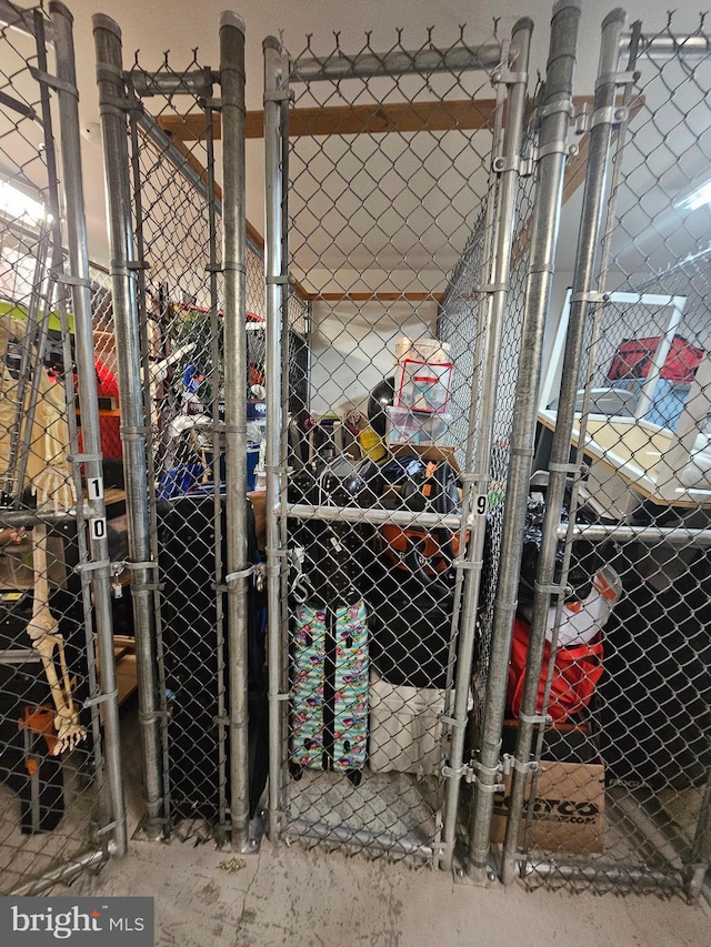 view of storage