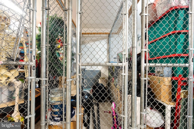 view of storage