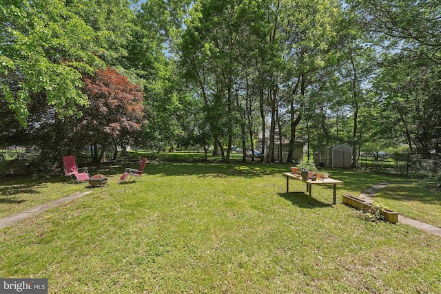 562 Washington Ave, Ewing, NJ 08628 - view of yard featuring a shed and an outbuilding