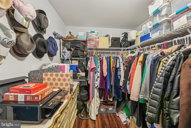 562 Washington Ave, Ewing, NJ 08628 - spacious closet with wood finished floors