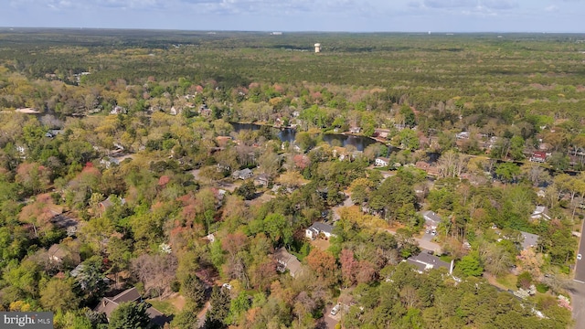 107 Forest Ave, Medford, NJ 08055 - drone / aerial view with a water view and a forest view