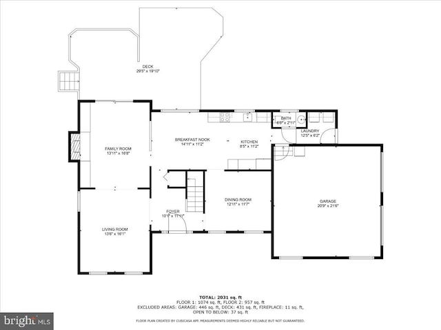 107 Forest Ave, Medford, NJ 08055 - floor plan