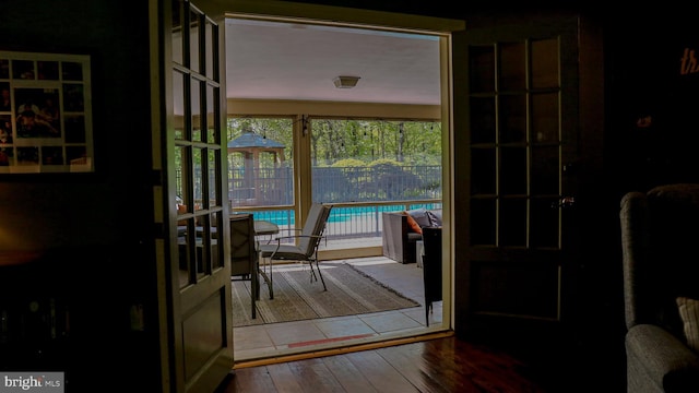 30 Woods Ln, Hanover, PA 17331 - doorway with hardwood / wood-style floors