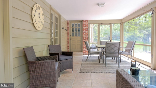30 Woods Ln, Hanover, PA 17331 - sunroom / solarium featuring outdoor dining area and tile patterned flooring