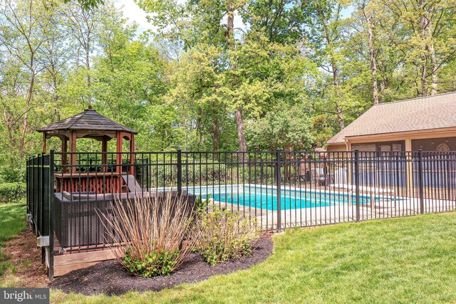 30 Woods Ln, Hanover, PA 17331 - view of pool with fence and a gazebo