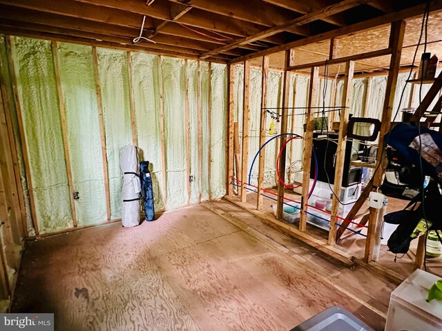 view of basement