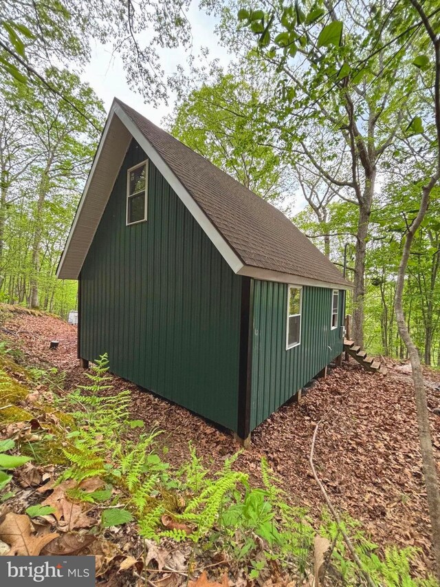 view of outbuilding featuring an outdoor structure