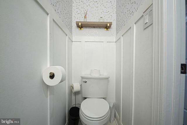 9190 Balsam Run, Bel Alton, MD 20611 - bathroom with toilet and a decorative wall
