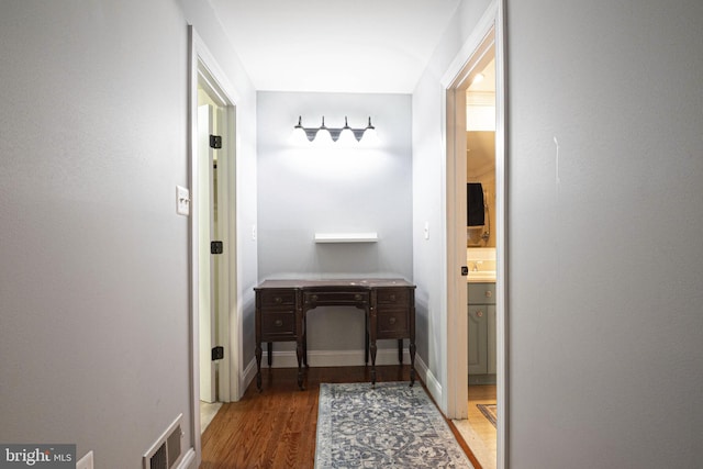9190 Balsam Run, Bel Alton, MD 20611 - interior space with light wood-type flooring and visible vents