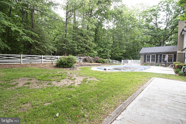 9190 Balsam Run, Bel Alton, MD 20611 - view of yard featuring a patio and fence