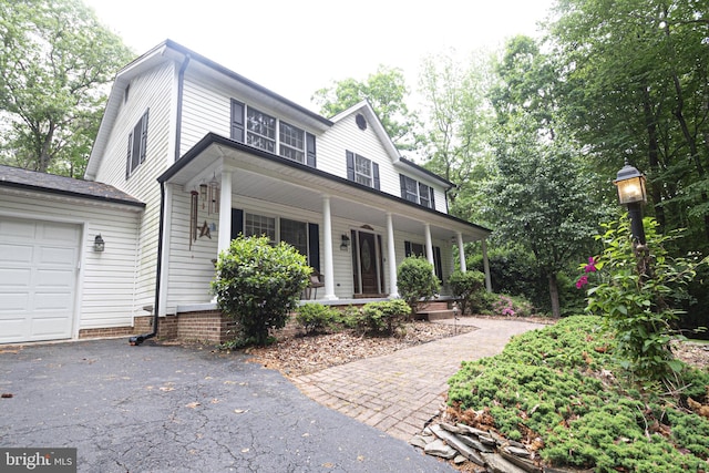 9190 Balsam Run, Bel Alton, MD 20611 - view of front of property featuring covered porch and aphalt driveway