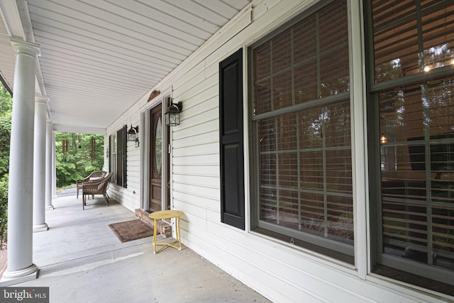 9190 Balsam Run, Bel Alton, MD 20611 - view of patio / terrace featuring covered porch