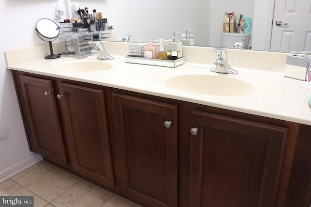178 Creekside Way, Burlington, NJ 08016 - full bath featuring double vanity and tile patterned flooring