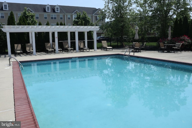 178 Creekside Way, Burlington, NJ 08016 - community pool featuring a pergola and a patio area