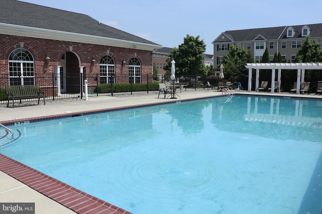 178 Creekside Way, Burlington, NJ 08016 - pool with a patio, fence, and a pergola