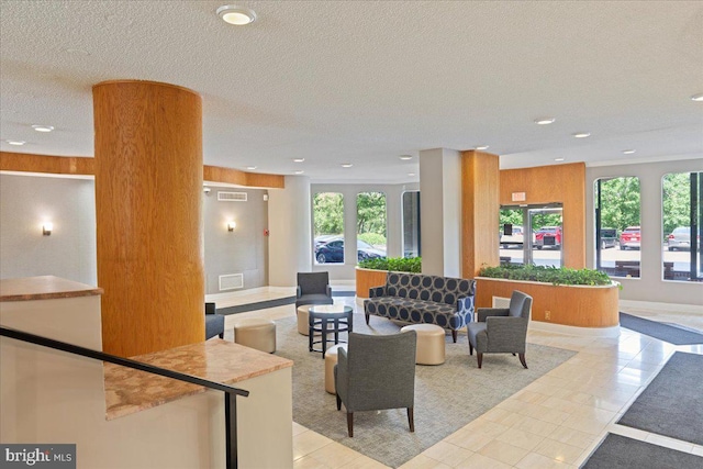 lobby featuring visible vents
