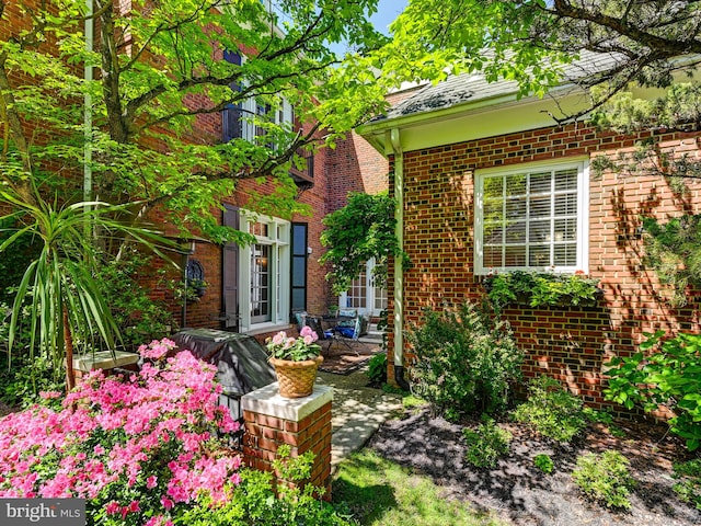 26 Bellchase Ct Unit B, Pikesville, MD 21208 - doorway to property featuring brick siding