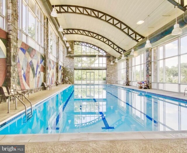 view of indoor pool