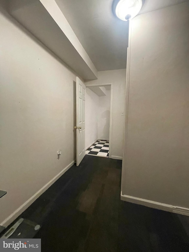 hall with baseboards