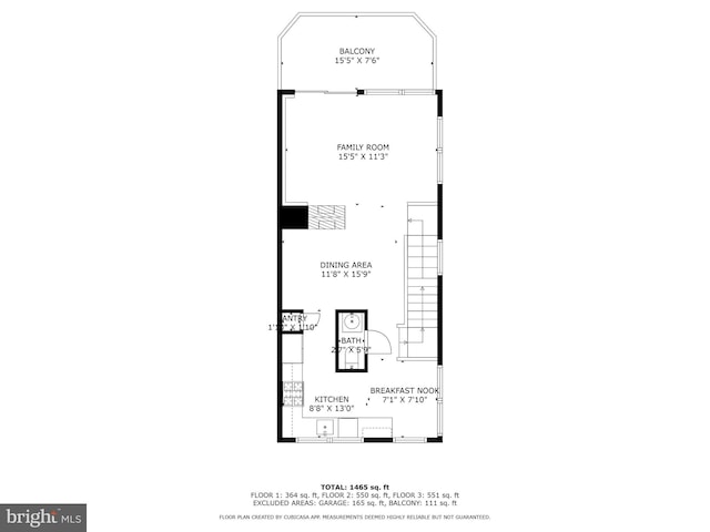 11441 Log Ridge Dr, Fairfax, VA 22030 - home floor plan