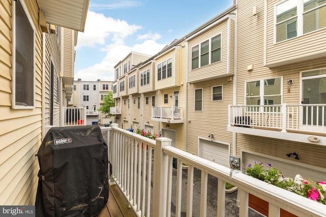 631 Regent Pl NE, Washington, DC 20017 - balcony with a grill and a residential view