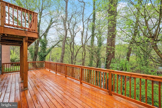 view of deck