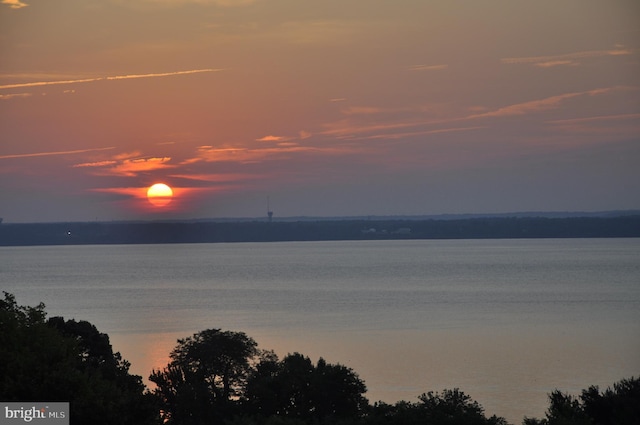 property view of water