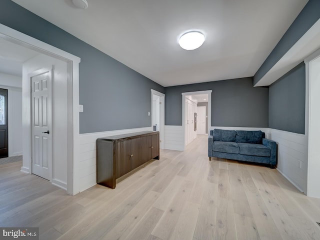 1782 Shaftsbury Ave, Crofton, MD 21114 - hall featuring a wainscoted wall and wood finished floors