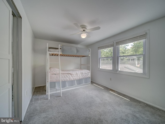 1782 Shaftsbury Ave, Crofton, MD 21114 - carpeted bedroom featuring baseboards and a ceiling fan
