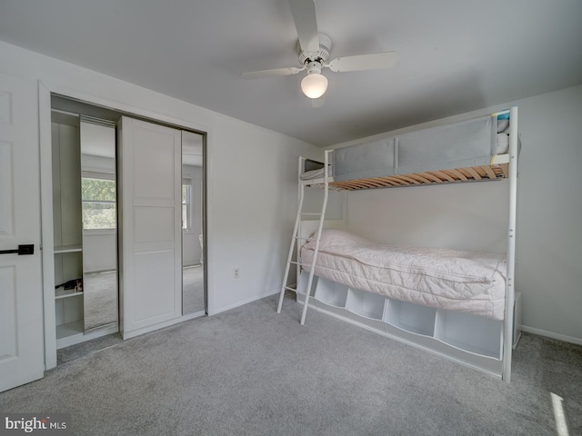 1782 Shaftsbury Ave, Crofton, MD 21114 - bedroom with carpet floors, ceiling fan, and baseboards