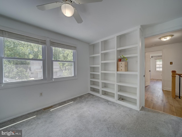 1782 Shaftsbury Ave, Crofton, MD 21114 - carpeted spare room with a ceiling fan and baseboards