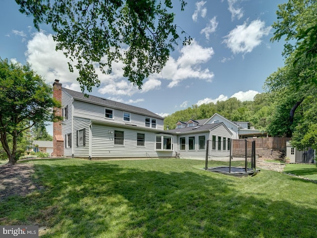 1782 Shaftsbury Ave, Crofton, MD 21114 - back of property with a chimney