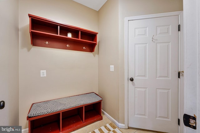 21591 Awbrey Pl, Broadlands, VA 20148 - mudroom featuring light tile patterned floors and baseboards
