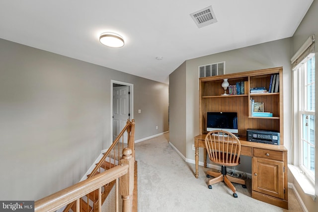 21591 Awbrey Pl, Broadlands, VA 20148 - office space with light colored carpet, baseboards, and healthy amount of natural light