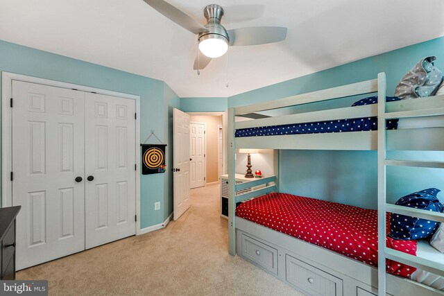 21591 Awbrey Pl, Broadlands, VA 20148 - bedroom featuring light colored carpet and a closet